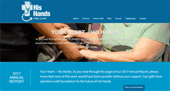 Desktop Screenshot of hishandsclinic.org
